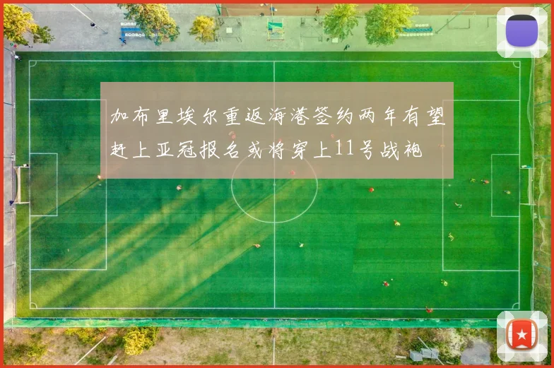 加布里埃尔重返海港签约两年有望赶上亚冠报名或将穿上11号战袍